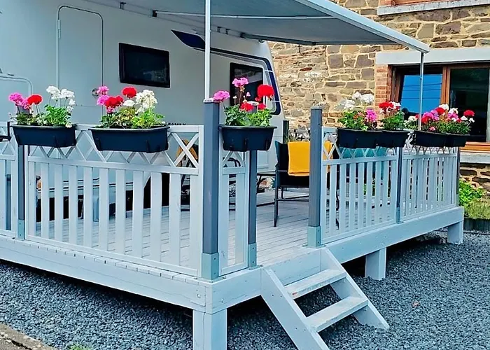 Caravane Tractable Campingplatz